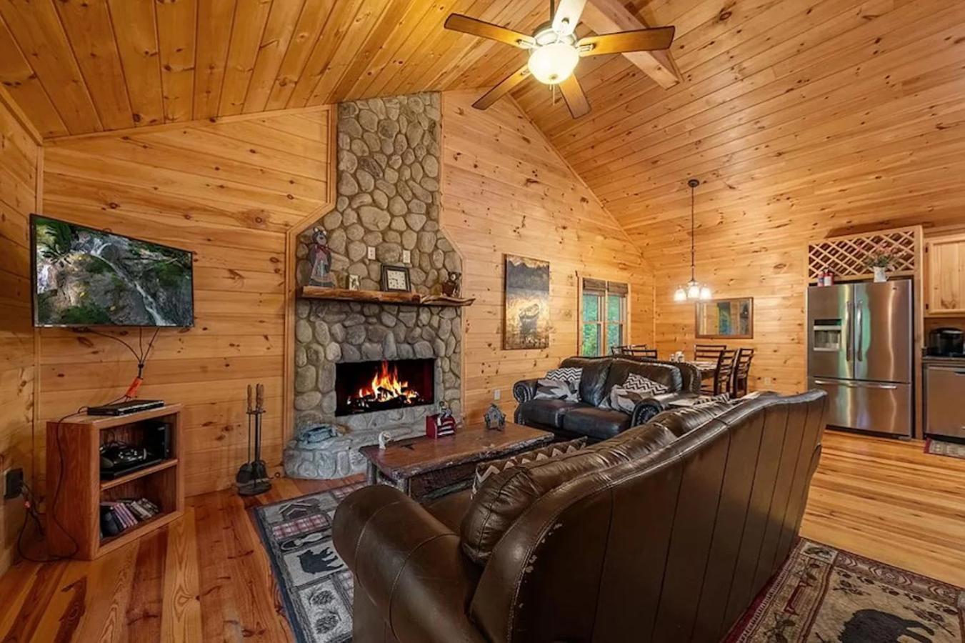 The Cozy Lazy Laurel With Year-Round Mountain Views, Hot Tub, Fire Pit Villa Cherry Log Eksteriør bilde